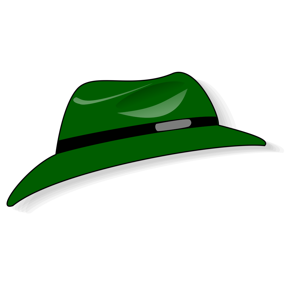 Hat | Free Stock Photo | Illustration of a green cartoon hat | # 15579