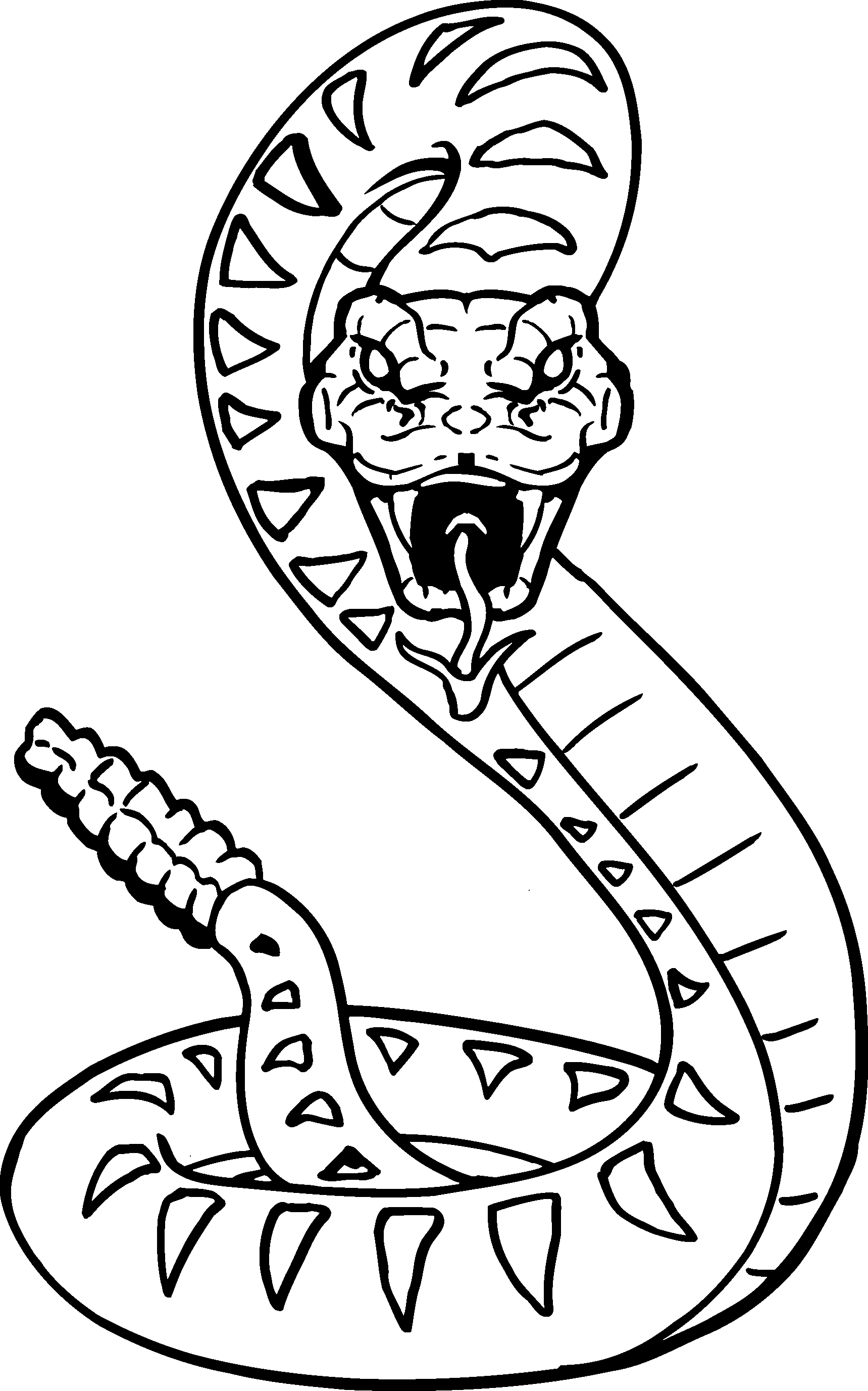 Featured image of post Realistic Snake Head Drawing They re considered to be very simple with no legs or special muscles that need