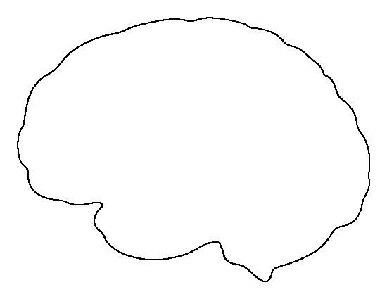 Empty Brain Clipart Image