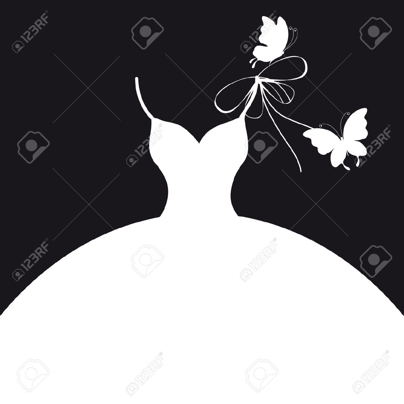 free wedding gown clipart - photo #29