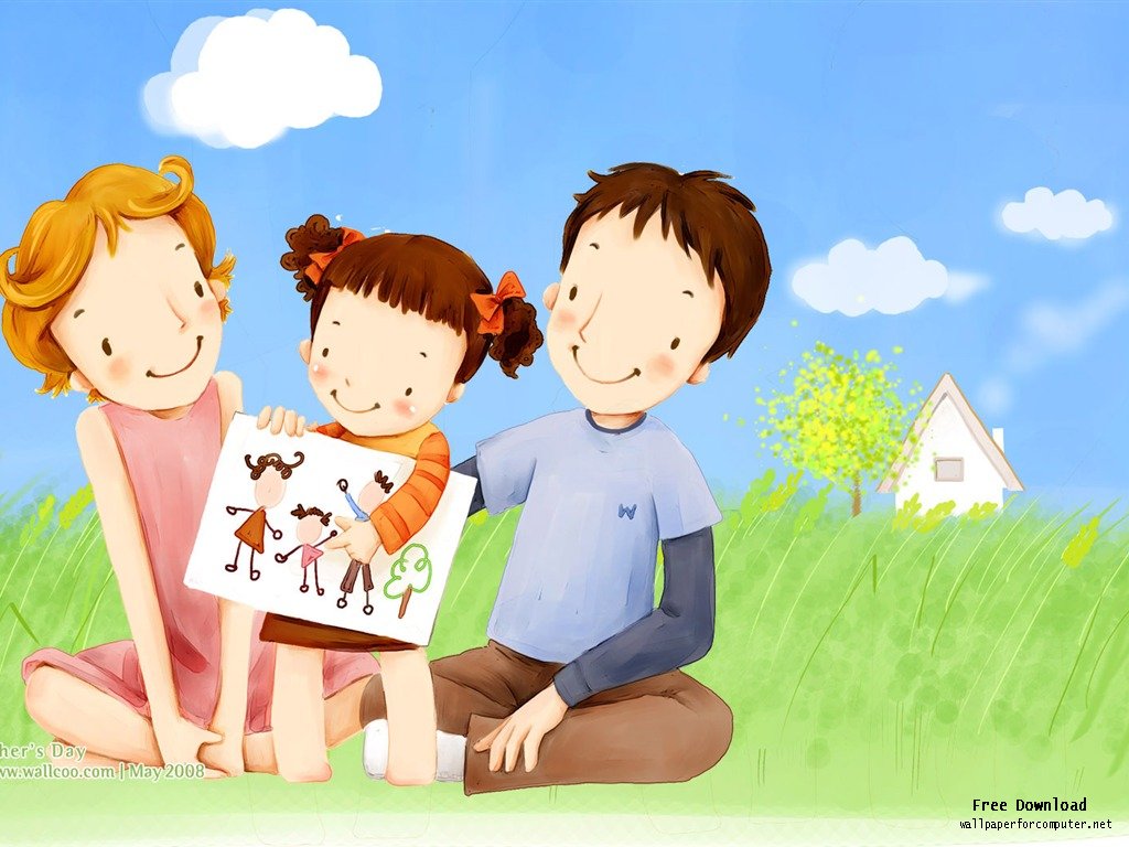 Free Happy Family Cartoon, Download Free Happy Family Cartoon png