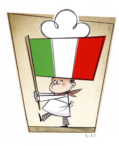 Italian Cooking By Giacomo | Media  Culture Cartoon | TOONPOOL