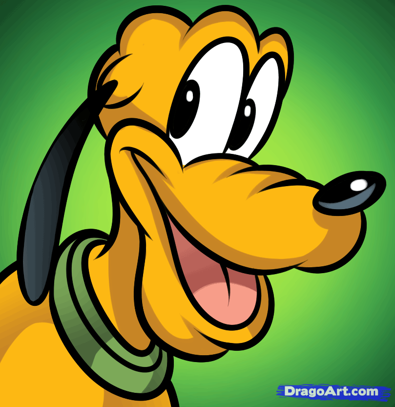 How to Draw Pluto Easy Step by Step Disney Characters