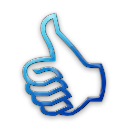 Thumbs (Thumb) Up Hand And Fingers Icon #078642 ? Icons Etc