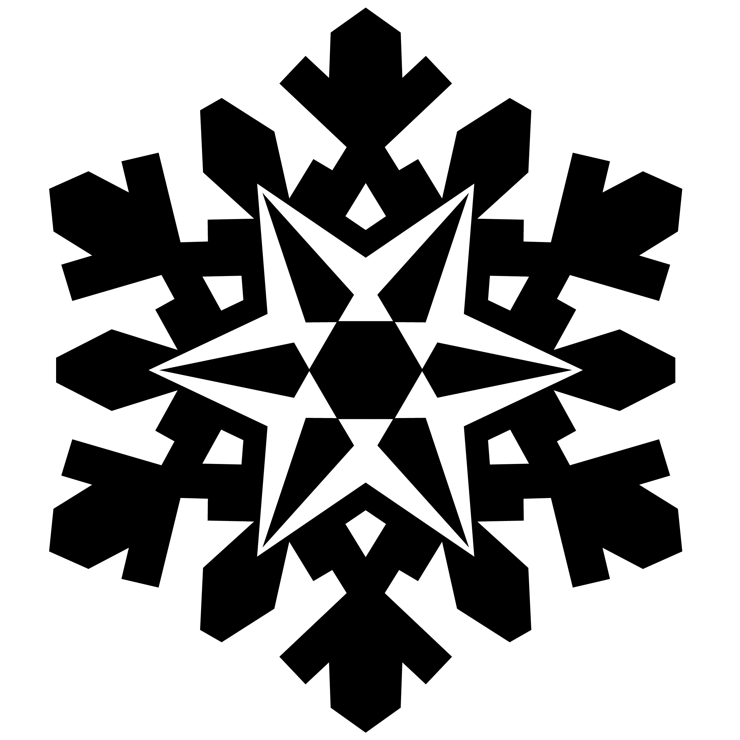 52 Snowflakes Vectors, Silhouette and Photoshop Brushes for 