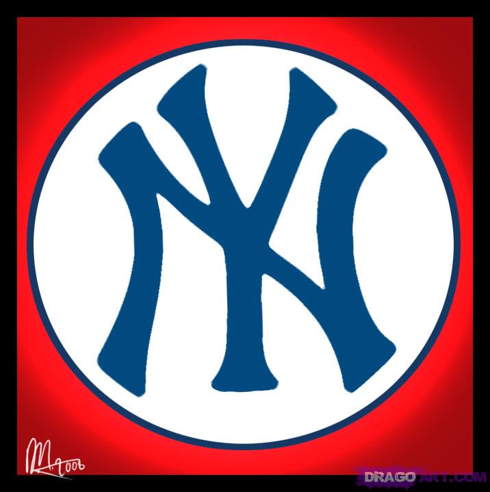 How to Draw the New York Yankees Logo, Step by Step, Sports, Pop 