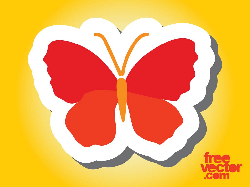 Free Butterfly Vectors - 2. Page