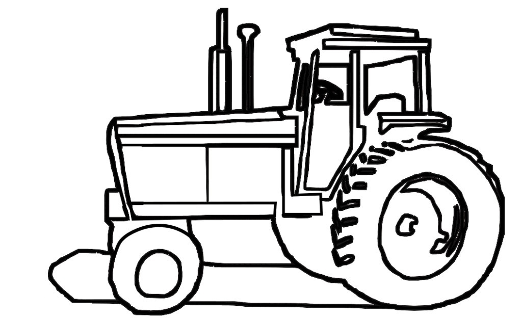 Tractor Coloring Pages Farm Tractors Free Wallpaper 
