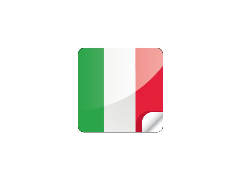 Patch 28x28mm Italy Flag - iCleer Europe