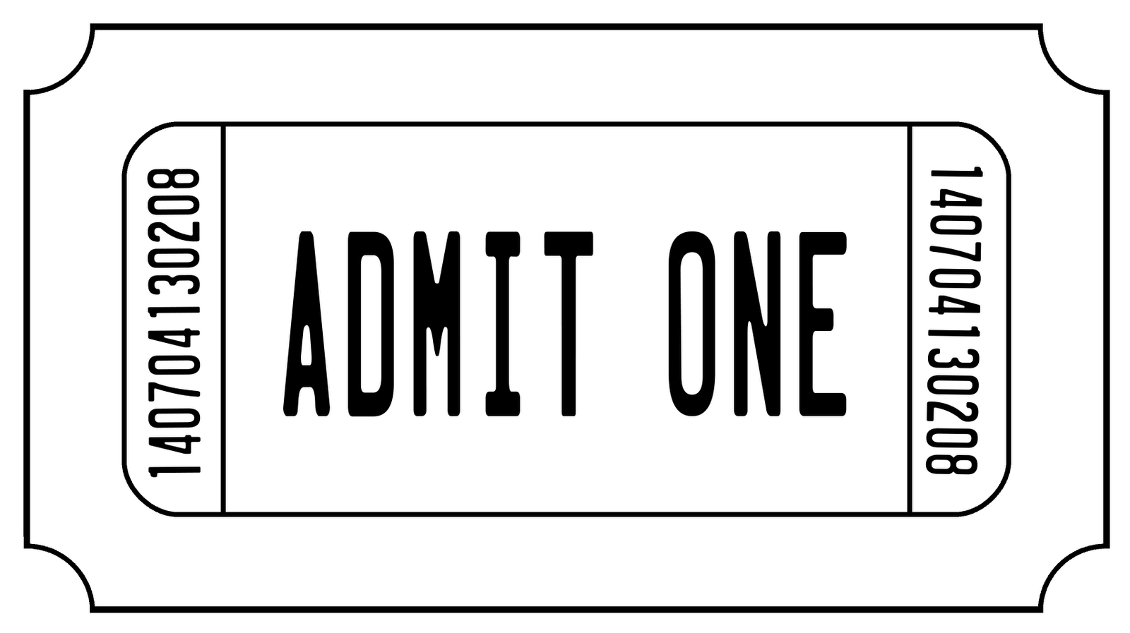 Admit One Ticket Template Word from clipart-library.com