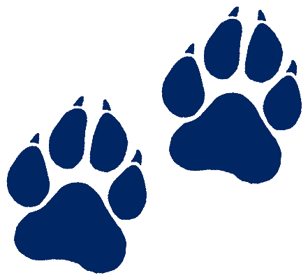 Wildcat Paw Prints - Clipart library
