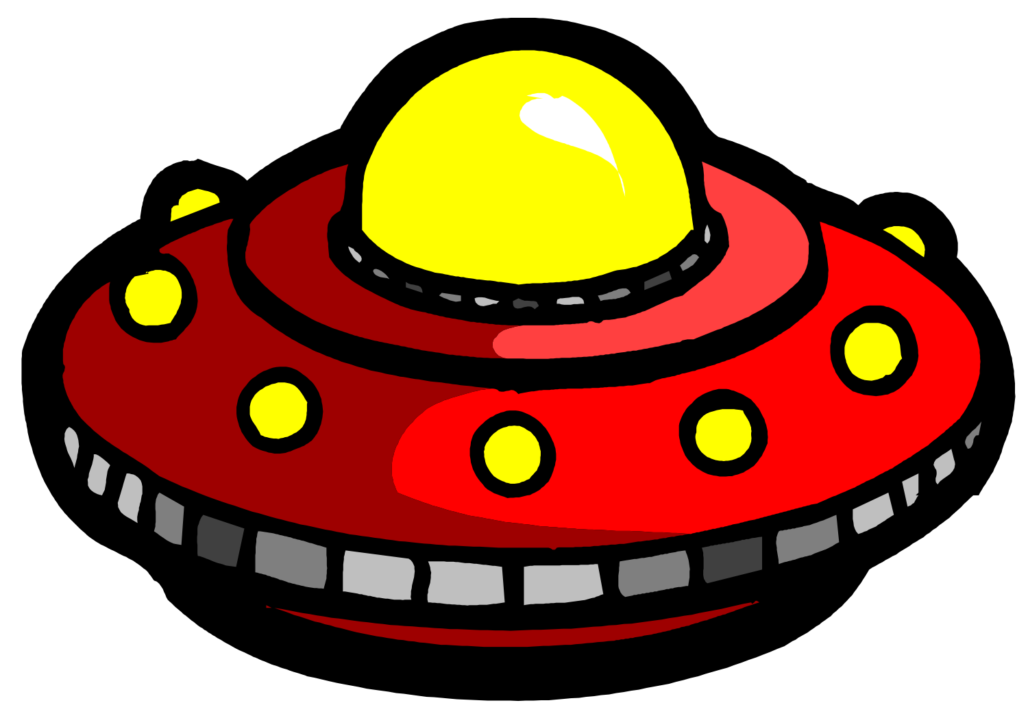 Cartoon Ufo - Clipart library