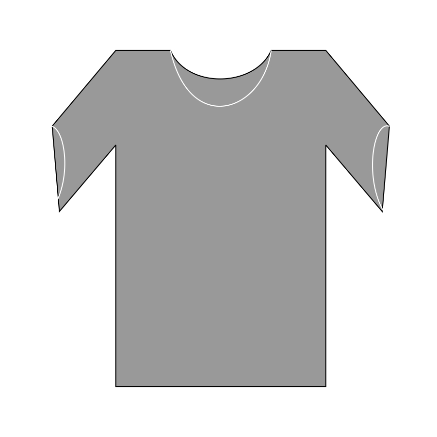 Images For  Tshirt Clipart Outline