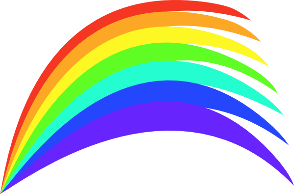 Rainbow clip art Free Vector 