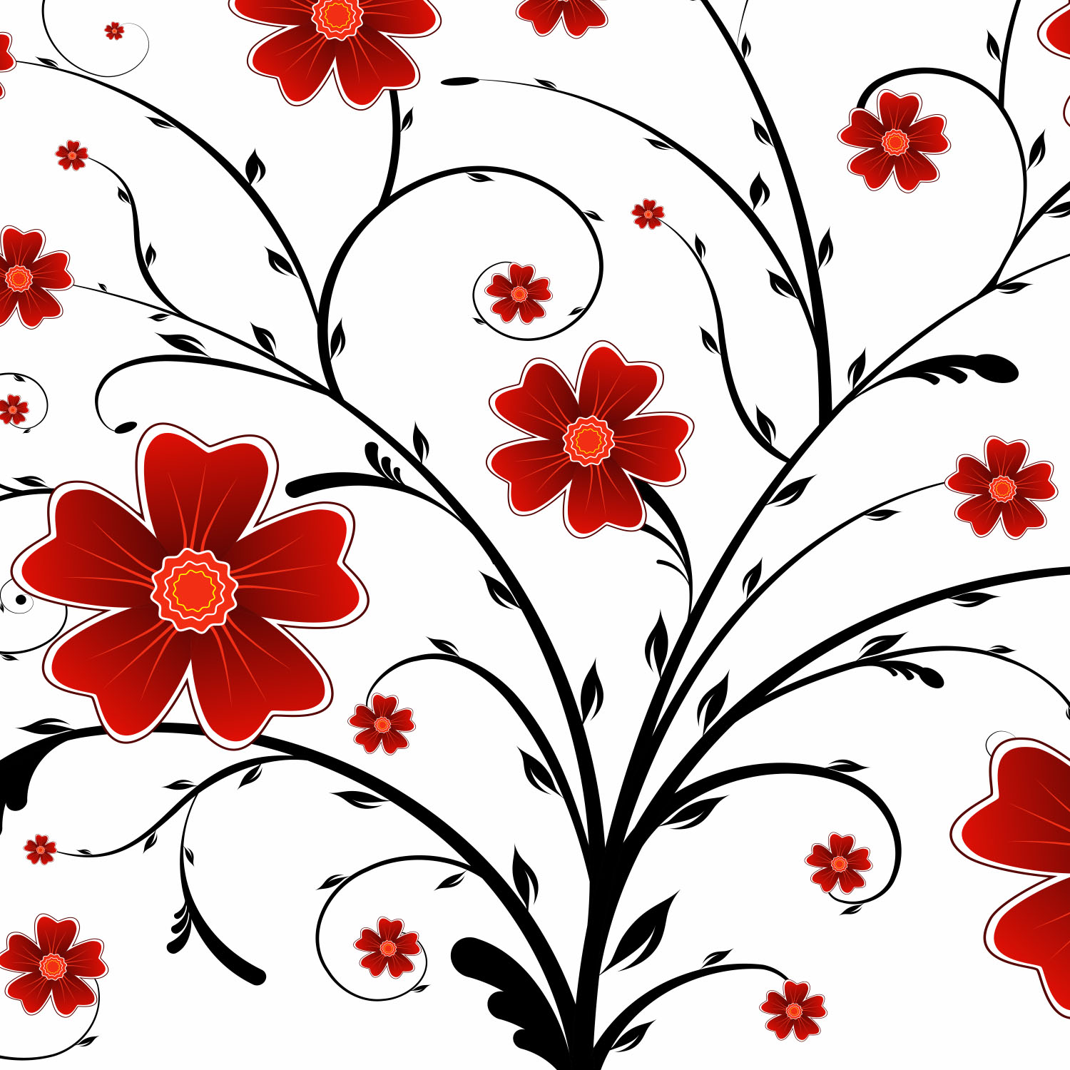 floral design vector art