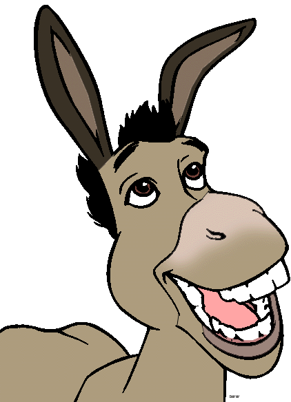 Donkey From Shrek Cartoon Clip Art Library