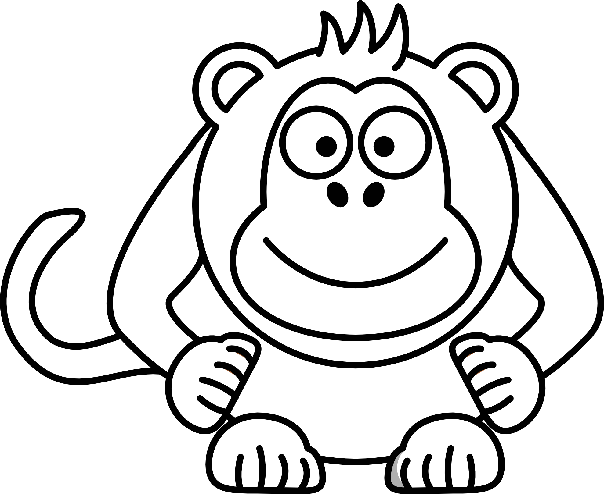 cartoon monkey wallpaper - www. - Clipart library - Clipart library