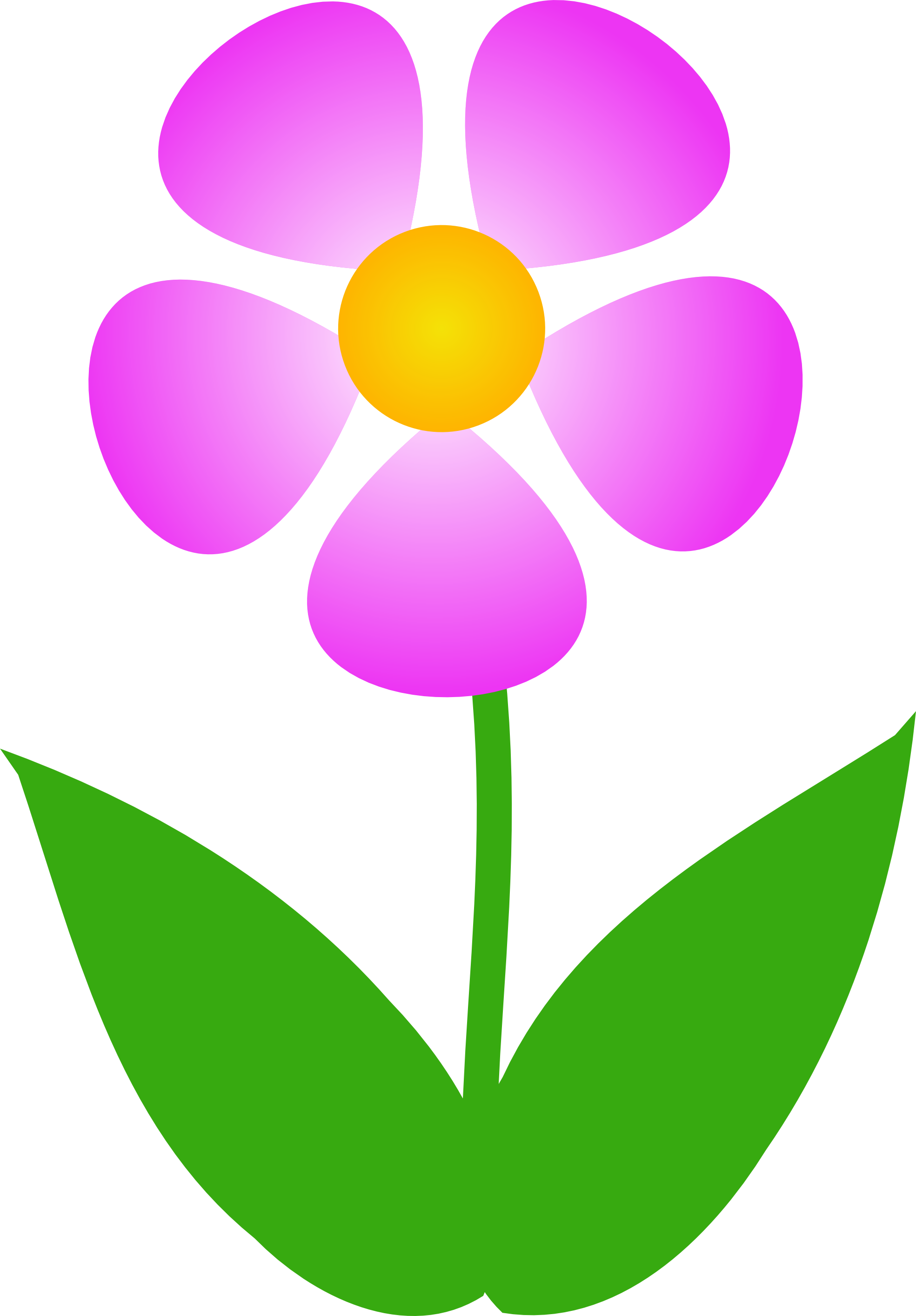 Flowers For  Pink Flower Clipart