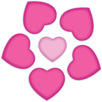 Pink Heart Border Clipart