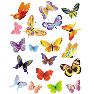 Shery K Designs: Free Clip Arts | Butterflies