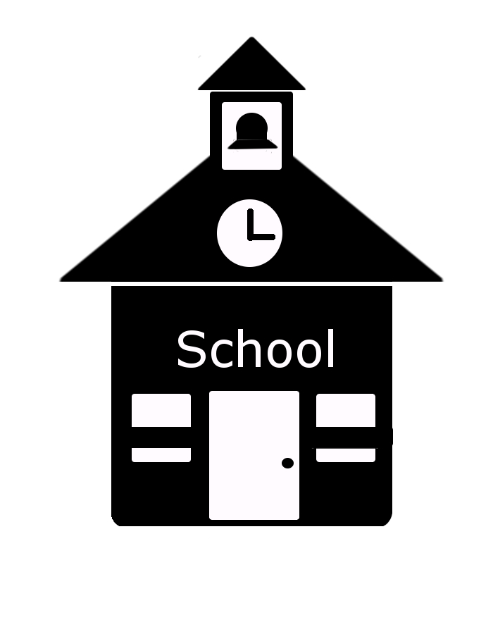 free clip art of a school house - photo #48