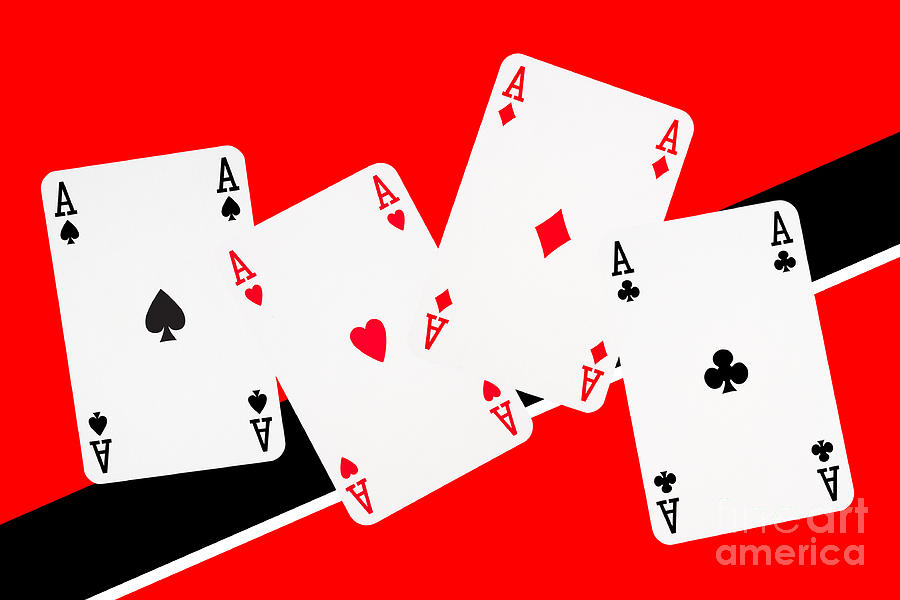 Playing Cards Aces by Natalie Kinnear - Playing Cards Aces 