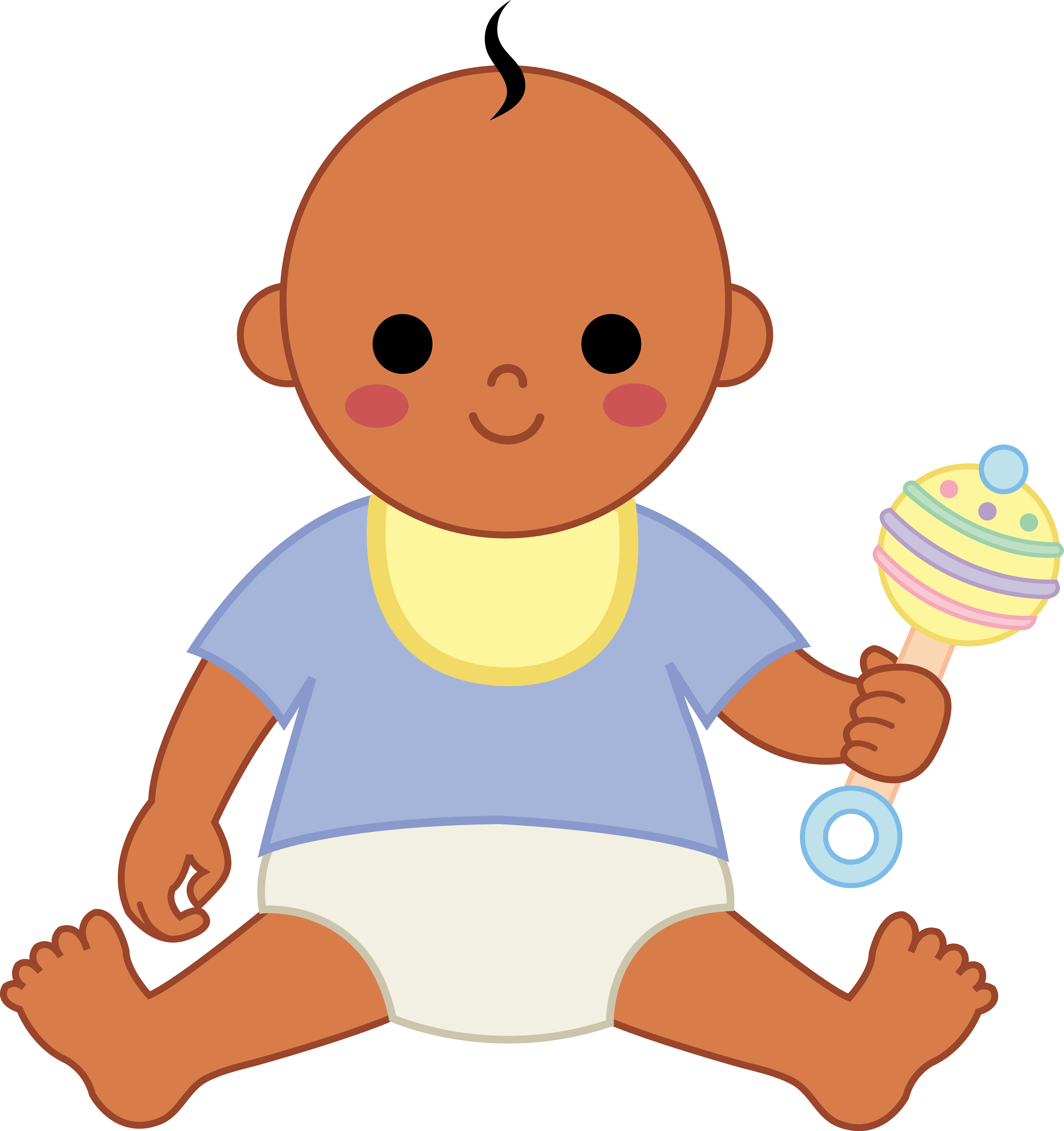 Little Baby Boy 2 - Free Clip Art