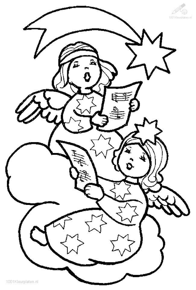 Singing Coloring Pages