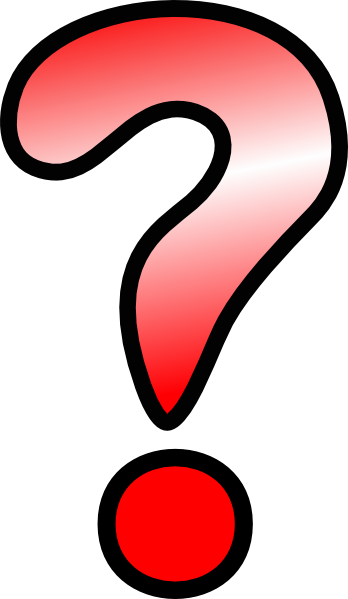 Red Question Mark clip art - vector clip art online, royalty free 