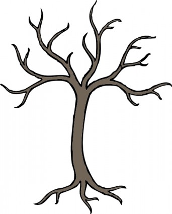 Black and white oak tree clip art Free vector for free download 