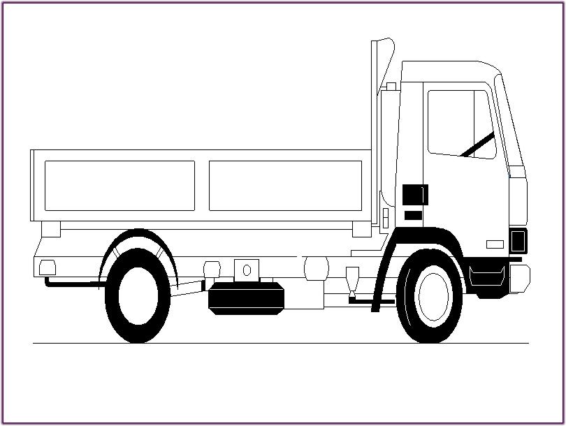 Free Truck Outline, Download Free Truck Outline png images, Free