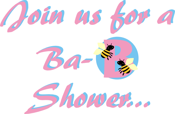 Baby Shower Invitation Clip Art at Clipart library - vector clip art 