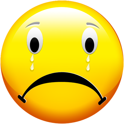 Crying Smiley Face - Clipart library