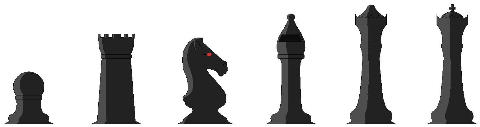 Chess pieces set | OpenGameArt.