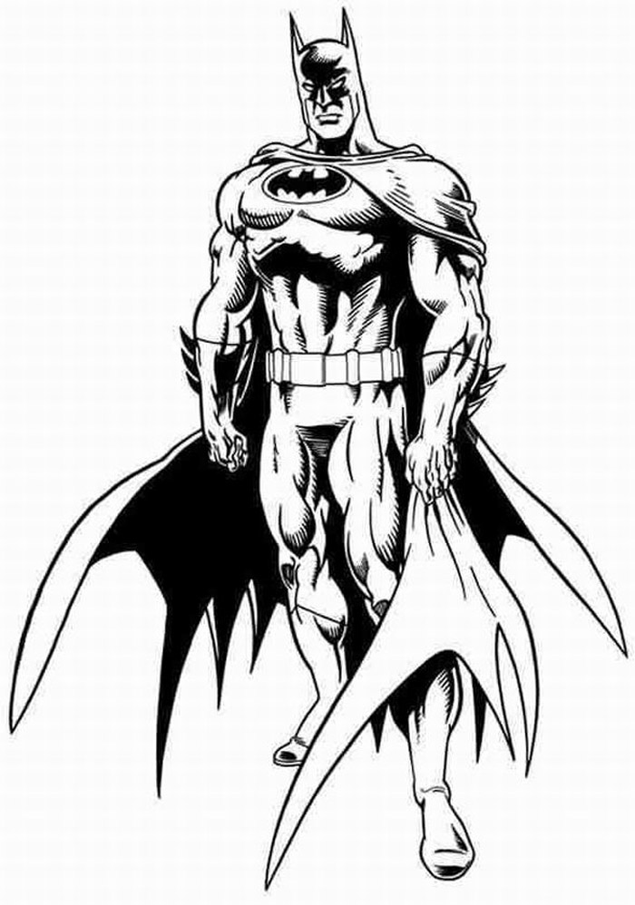 Batman Printable Coloring Pages for Kids