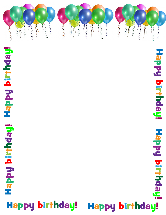 Clip Arts Related To : Birthday Frame For Boy. view all Birthday Border Png...