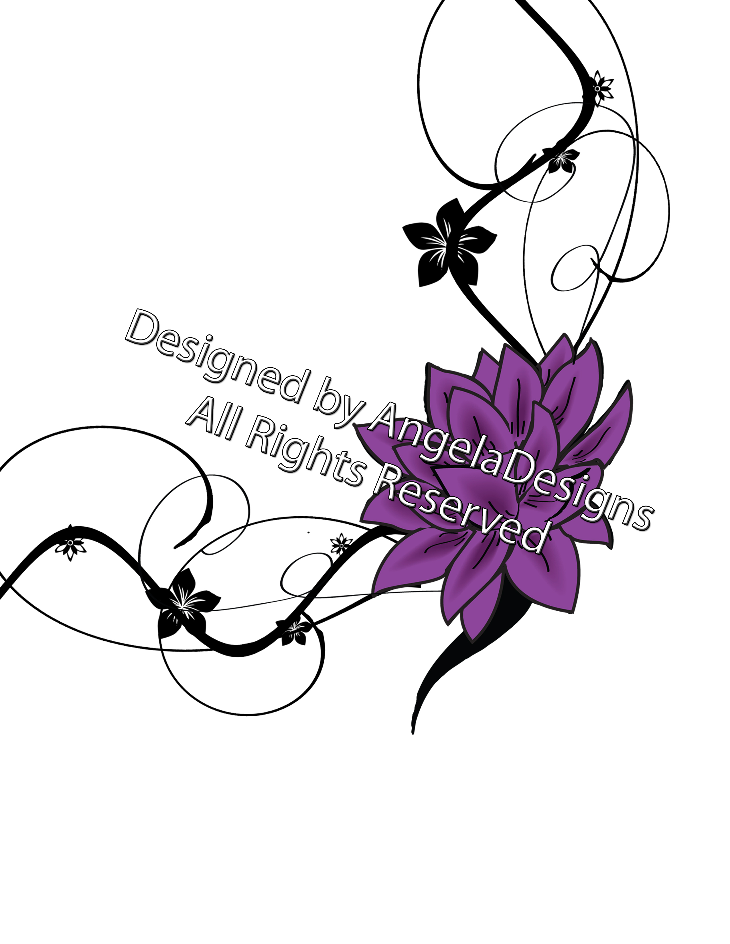 Simple Flower Tattoos Designs - Clipart library