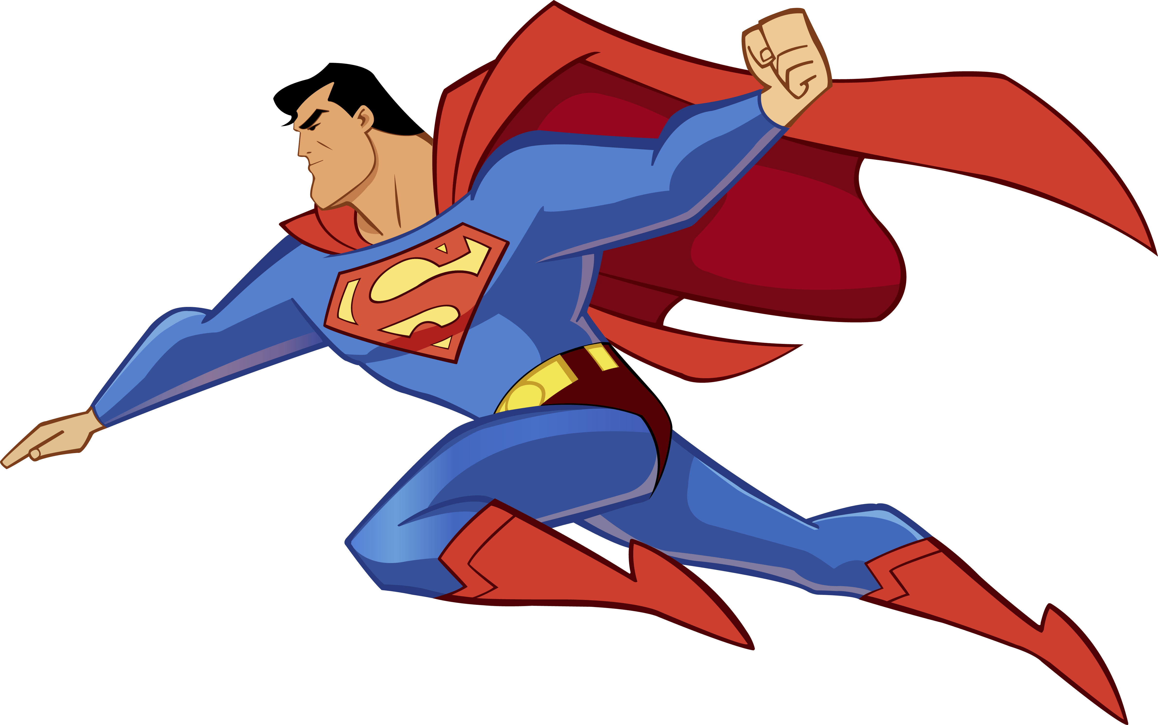 superman cartoon drawing - Clip Art Library