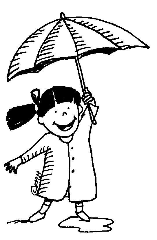 clipart umbrella black and white - photo #30