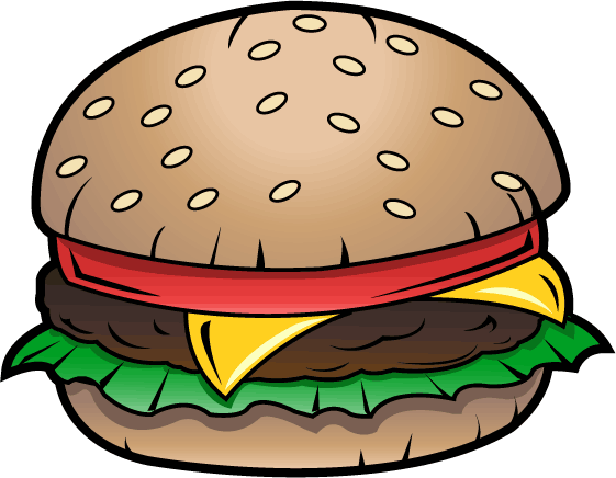Cartoon Burger - Clipart library