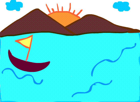 My animated Sailing boat | Sami