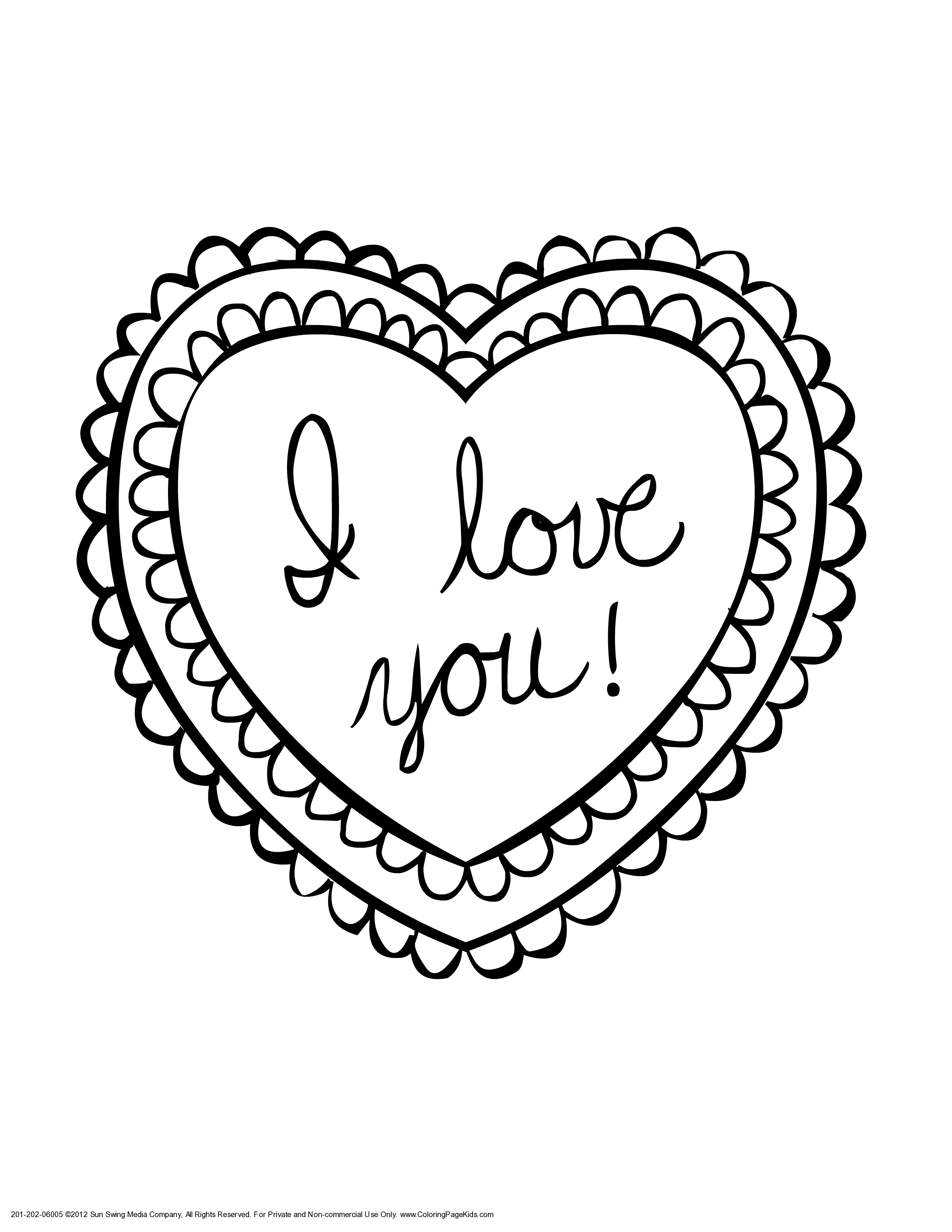 Heart Coloring Pages For Teenagers