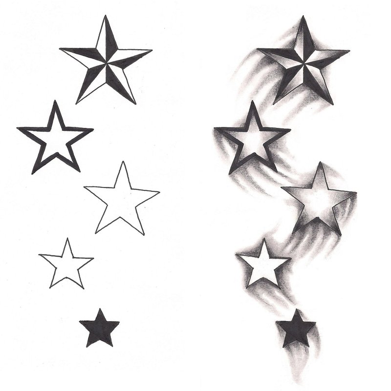 Free Tattoo Stars, Download Free Tattoo Stars png images, Free ClipArts