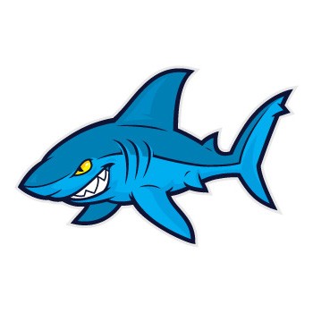 Cartoon Shark Clipart - Free Clipart