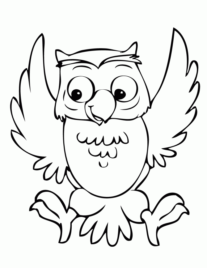 Free Cartoon Owl Coloring Pages Download Free Clip Art