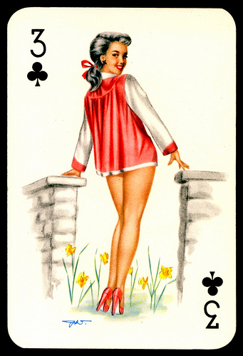 Villiger Playing Card - Three of Clubs - a photo on Flickriver