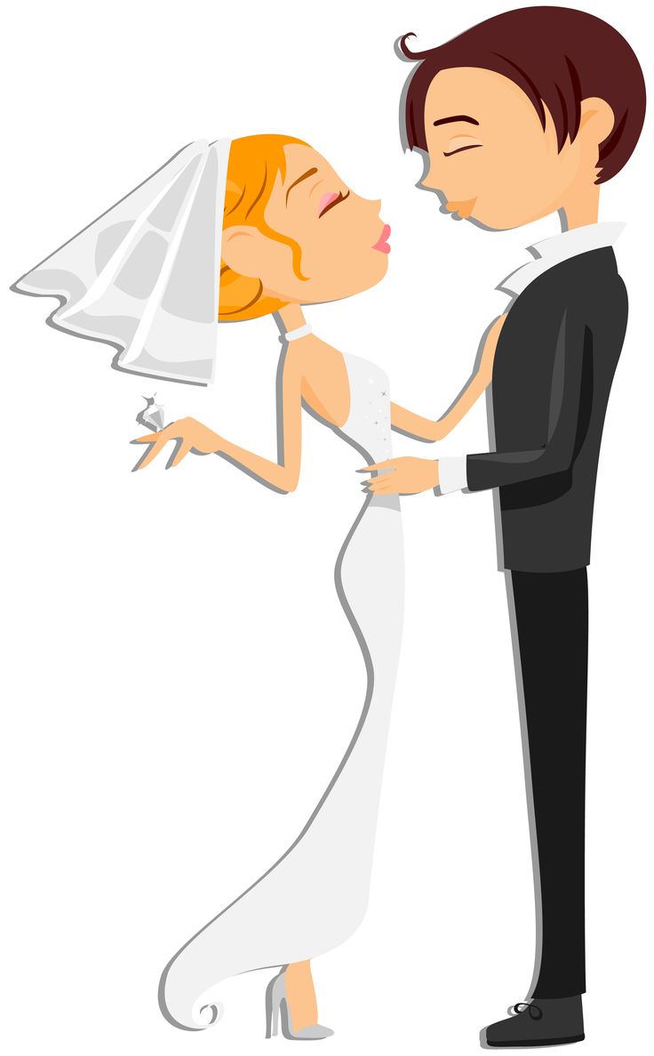 funny wedding couple cartoon - Clip Art Library