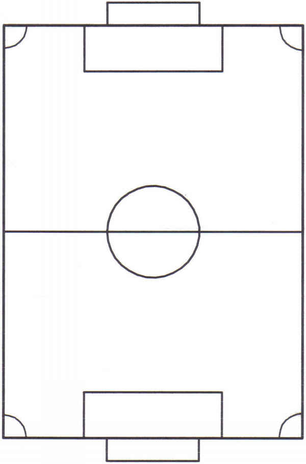 soccer field diagram Clip Art Library