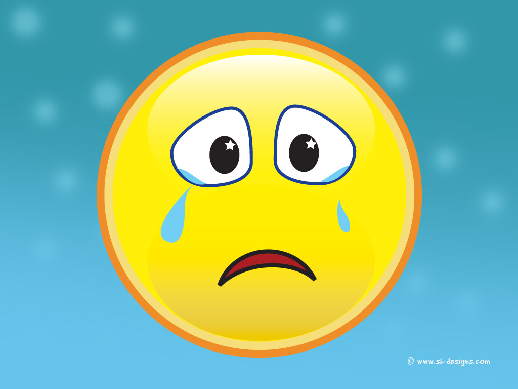 Smiley wallpaper - Sad Face Smiley, Crying smiley, Worried Smiley