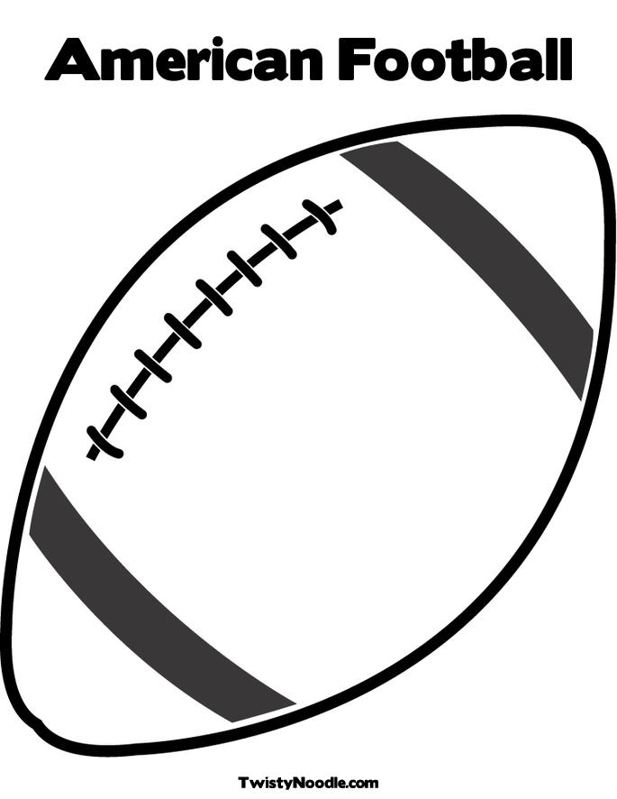 Football Template Printable Free